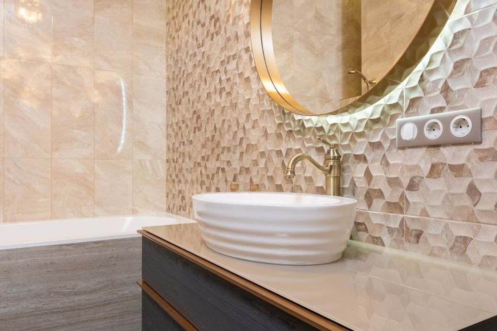 Max Vakhtbovych באתר PEXELS corian bathroom sink